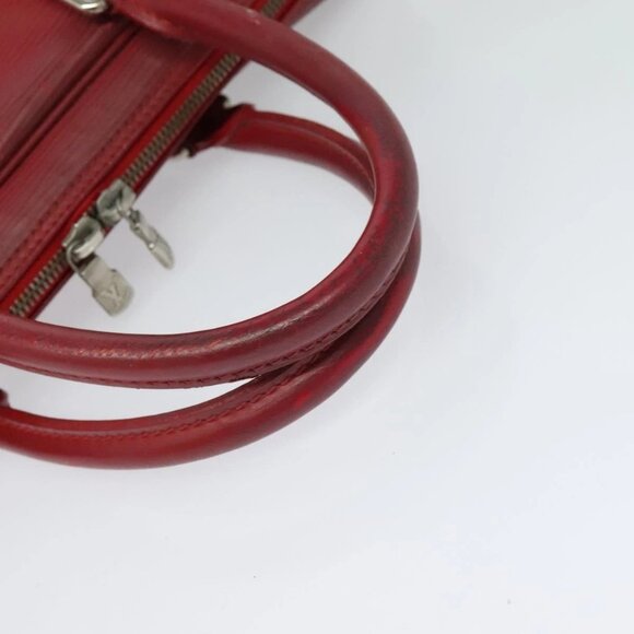LOUIS VUITTON Epi Vivienne MM Business Bag Red M5912E LV Auth ki5742 - Picture 8 of 16